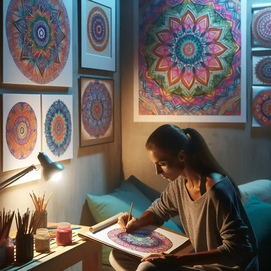 Exploring the Healing Power of Mandala Drawing in Art Therapy